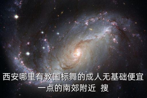 西安哪里有教国标舞的成人无基础便宜一点的南郊附近  搜