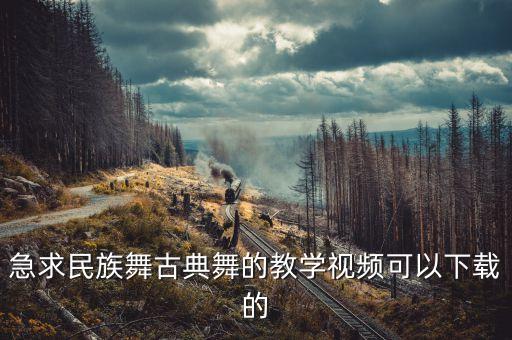 古典舞入门教程百度云，急求民族舞古典舞的教学视频可以下载的