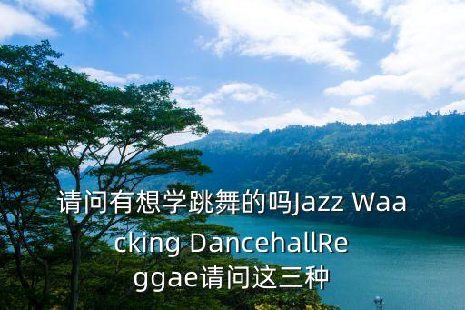 请问有想学跳舞的吗Jazz Waacking DancehallReggae请问这三种