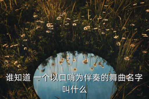谁知道 一个以口哨为伴奏的舞曲名字叫什么