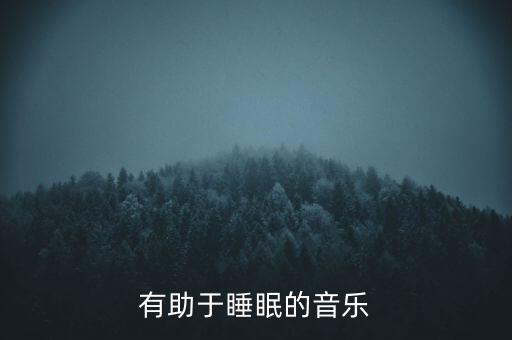 有助于睡眠的音乐