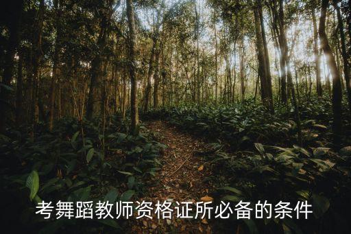 舞蹈教师证报考要求，舞蹈教师资格怎么报考都考什么内容 有什么要求 有什么可以学习