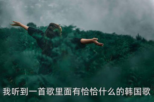 我听到一首歌里面有恰恰什么的韩国歌
