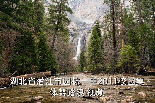 湖北省潜江市园林一中2011校园集体舞踏浪 视频