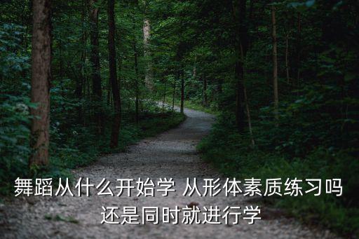 舞蹈从什么开始学 从形体素质练习吗 还是同时就进行学