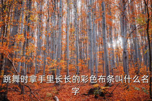 街舞手上缠的布叫什么，跳街舞的手上戴的那种和手套似的东西叫什么