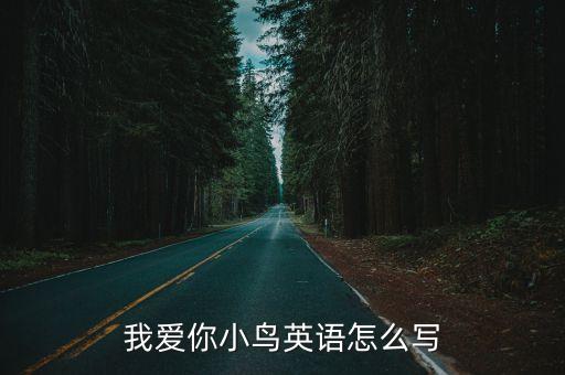 我爱你小鸟英语怎么写