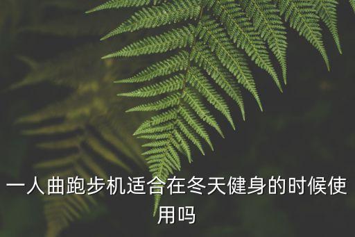 一人曲跑步机适合在冬天健身的时候使用吗
