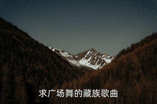 求广场舞的藏族歌曲