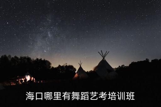 艺考舞蹈培训中心，海口哪里有舞蹈艺考培训班