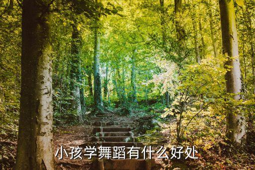 小孩学舞蹈有什么好处