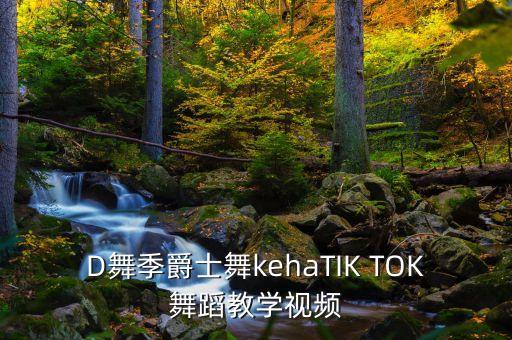 D舞季爵士舞kehaTIK TOK舞蹈教学视频