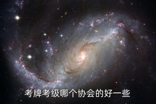 舞蹈考级协会有哪些，考牌考级哪个协会的好一些