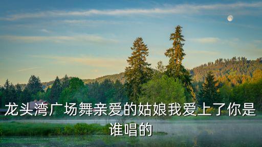 龙头湾广场舞亲爱的姑娘我爱上了你是谁唱的