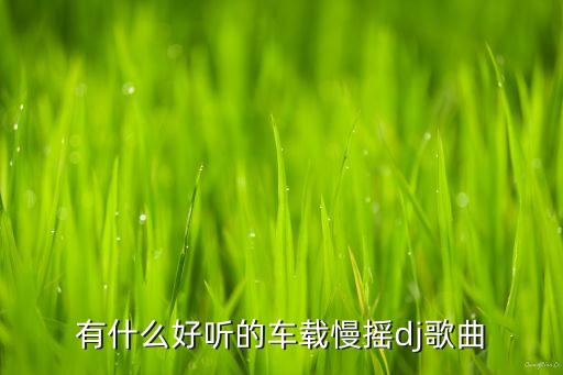 车载劲爆dj音乐歌手，有什么好听的车载慢摇dj歌曲