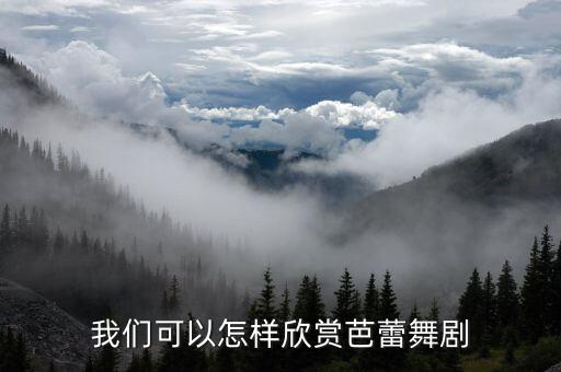 我们可以怎样欣赏芭蕾舞剧