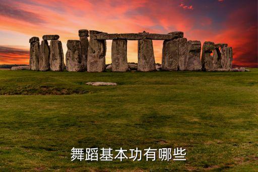 舞蹈基本功有哪些