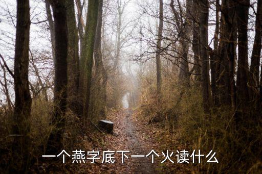 火火燕是什么字，一个燕字底下一个火读什么